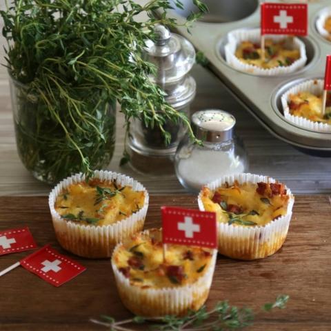 Muffins aux röstis